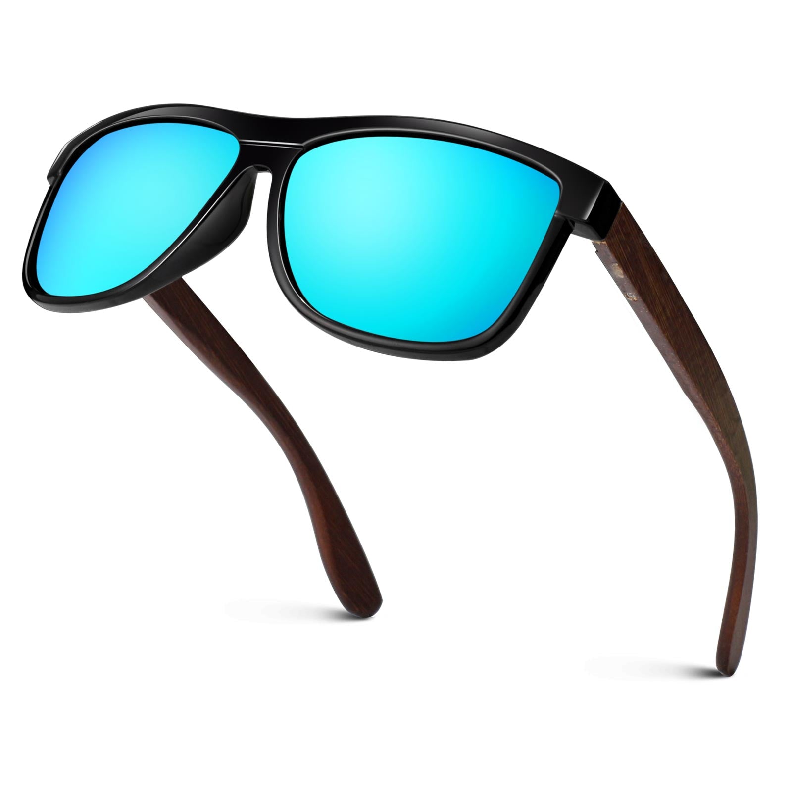 Classic Wayfarer Walnut Wood Sunglasses MJ1707