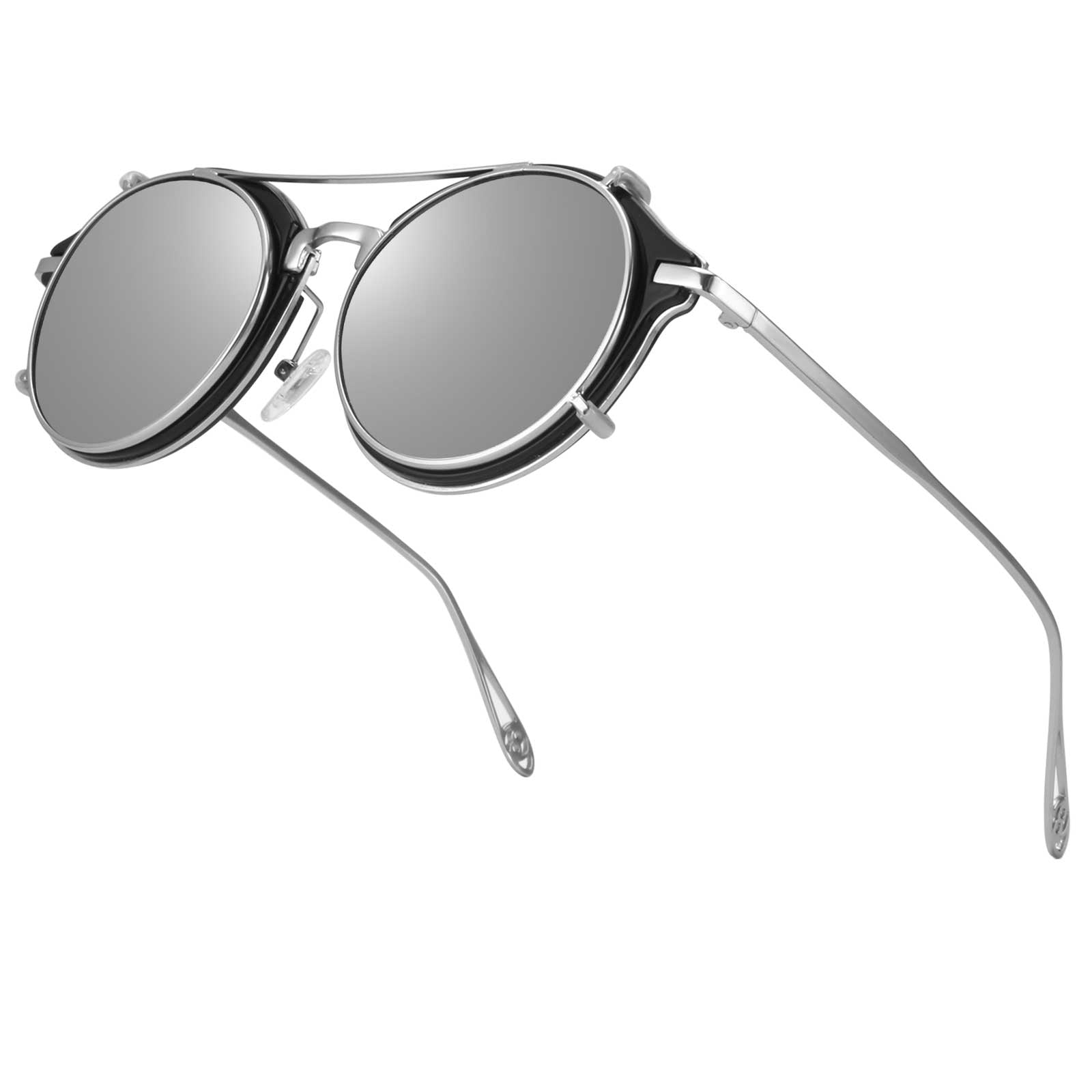 Round Steampunk Sunglasses MJ576