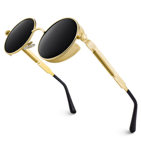 Round Steampunk Sunglasses MJ372