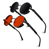 Round Steampunk Sunglasses MJ372